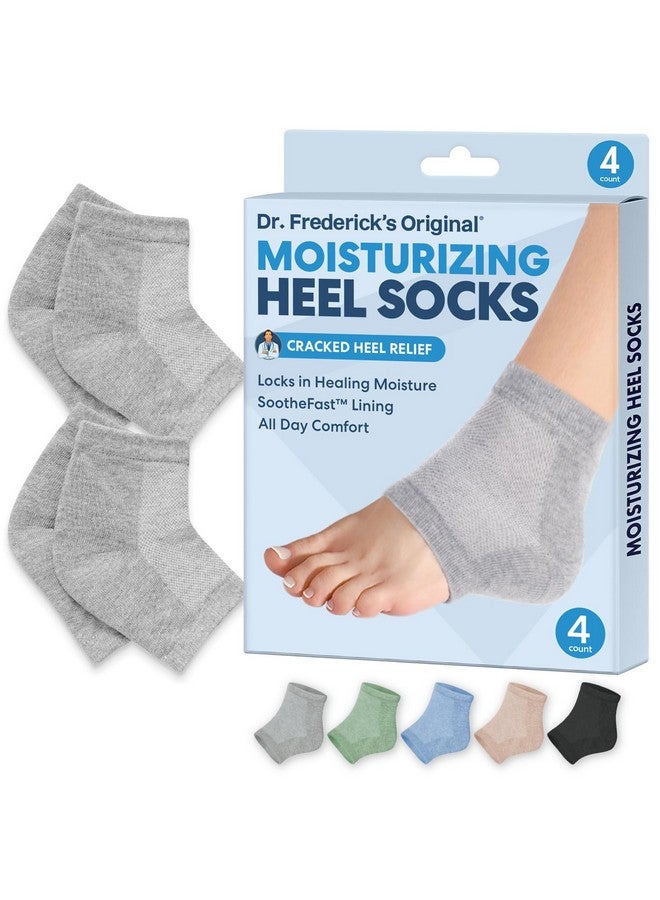 Dr. Frederick's Original Dr. Frederick's Original Moisturizing Heel Socks for Cracked Heel Treatment - 2 Pairs - Stop Cracked Heels in Their Tracks - Image 1