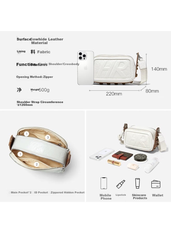Hrhr Women's Fashion Casual Small Bag Lightweight Small Square Shoulder Crossbody Bag Birthday Gift - Image 3