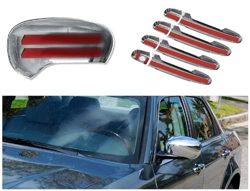 SPEC-D TUNING Chrome Door Handle and Mirror Cover For Chrysler 300 300C 2005-2010 For Dodge Magnum 2005-2008 - Image 2