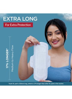 Sanitary Pads For Women Xl [Pack Of 80] 100% Rash-Free Sanitary Napkins | 3X More Absorption, Cottony Soft And Dry Top Cover For Heavy Flow | Toxin Free, Locks Odour, Leak-Proof - pzsku/ZE624C893C5458A3A4EFEZ/45/_/1735567005/63ab52da-5b28-4304-91a5-005f8740c085