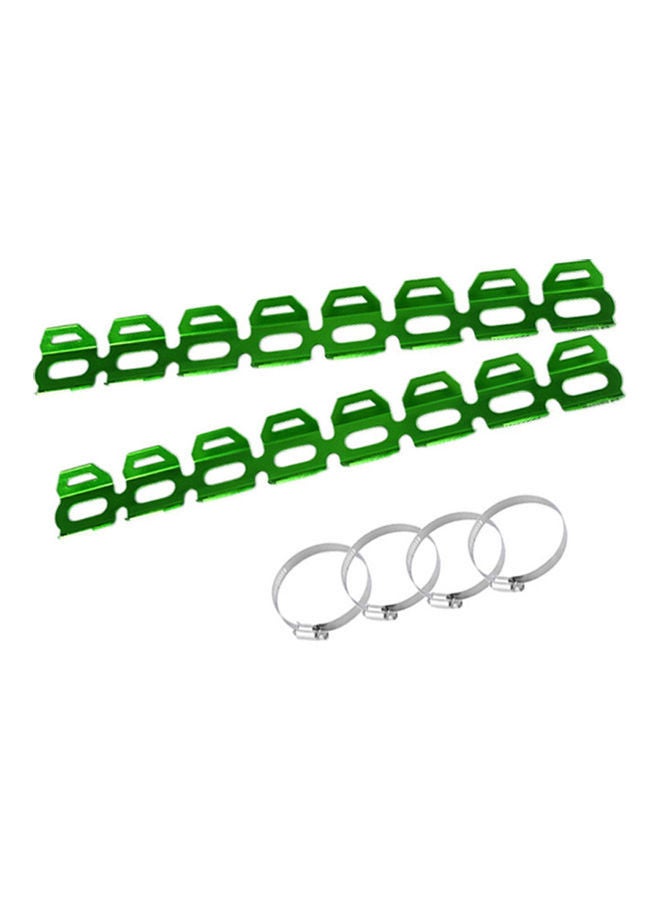 نيبمينينت غطاء واق من الحرارة لعادم الدراجات النارية، لون أخضر. - Image 2