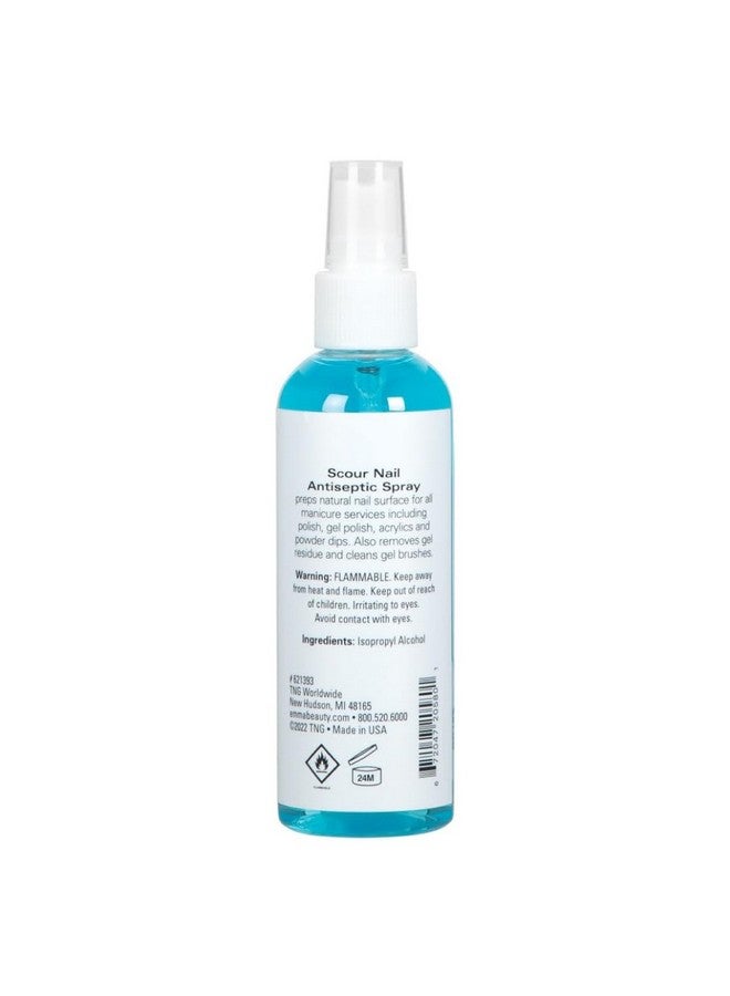 EMMA BEAUTY EMMA Beauty Scour Nail Antiseptic Spray, Nail Surface Cleanser and Cleaning Solution, 12+ Free Formula, 100% Vegan & Cruelty-Free, 3.3 oz.  - Image 2