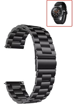 Tagomoon Samsung Galaxy Watch 46MM Compatible Band Classic Diamond Model Stainless Steel Metal Strap  - Image 1