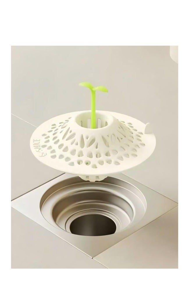 1pc مزيل الروائح الأرضية الصرف المختوم TPR ناعم التوصيل تصميم الصرف في اتجاه واحد مقاومة للارتداء ومكافحة التآكل مكافحة حجب مرشح مطبخ الحمام - Image 1