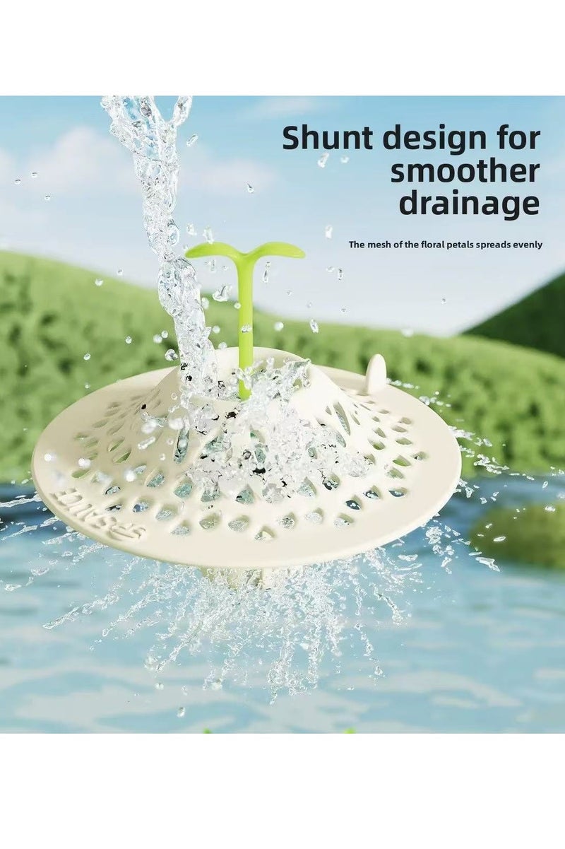 1pc مزيل الروائح الأرضية الصرف المختوم TPR ناعم التوصيل تصميم الصرف في اتجاه واحد مقاومة للارتداء ومكافحة التآكل مكافحة حجب مرشح مطبخ الحمام - Image 5