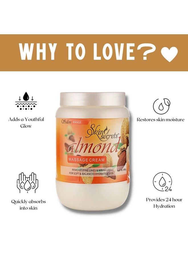 Skin Secrets Almond Massage Cream 800Gm - Image 5