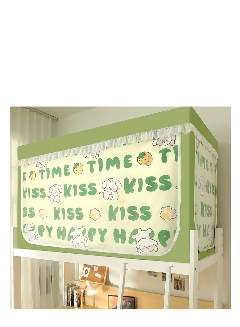 Y&D Bed Canopy Tents Curtain Blackout Curtain Single Bed Tent Curtain Student Shading Cloth Bed Canopy Mosquito Net Student Sleep Privacy Protection - Image 4