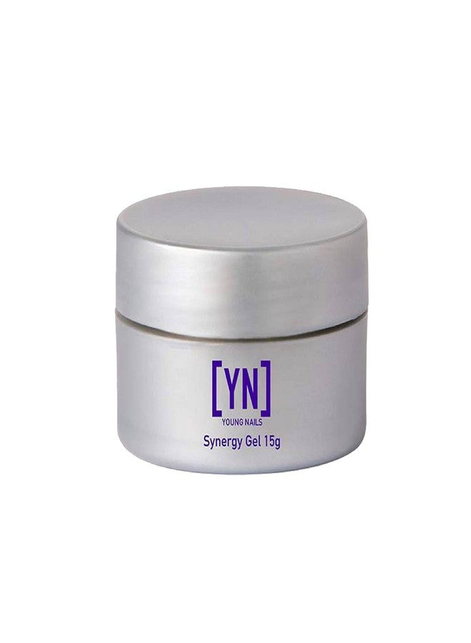 Young Nails Synergy Gel System, Building Gel - Hard Builder Gel, Superior Adhesion & Strength, Structured Nail Gel Builder - Sculptor Gel, Clear, 15g - Image 1