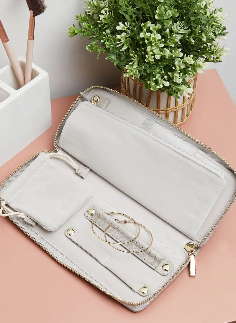 Stackers Blush Pink Jewellery Roll Organizer