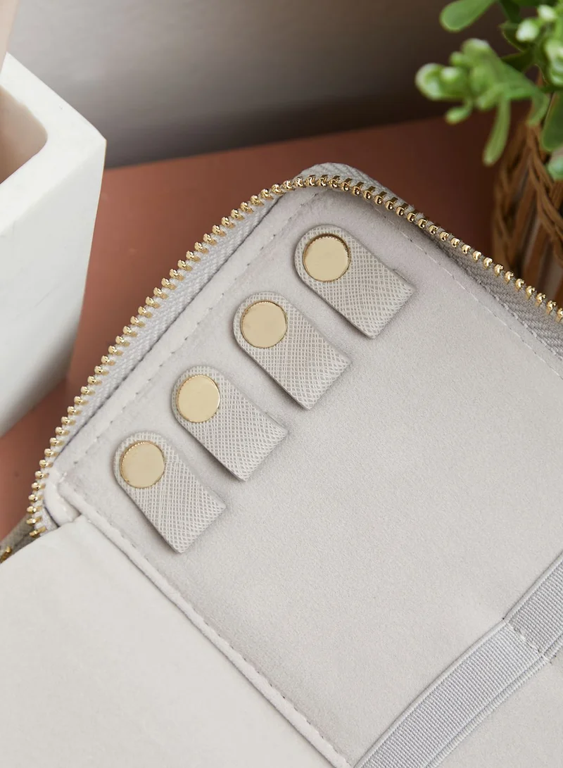 Stackers Blush Pink Jewellery Roll Organizer
