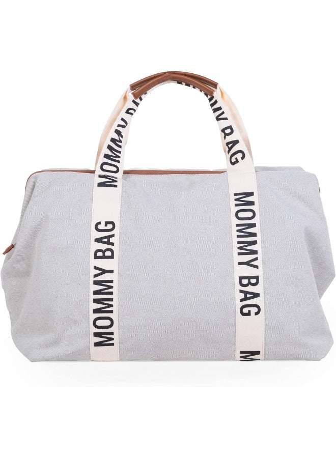 Childhome Mommy Bag Signature Canvas Off-White - Image 4