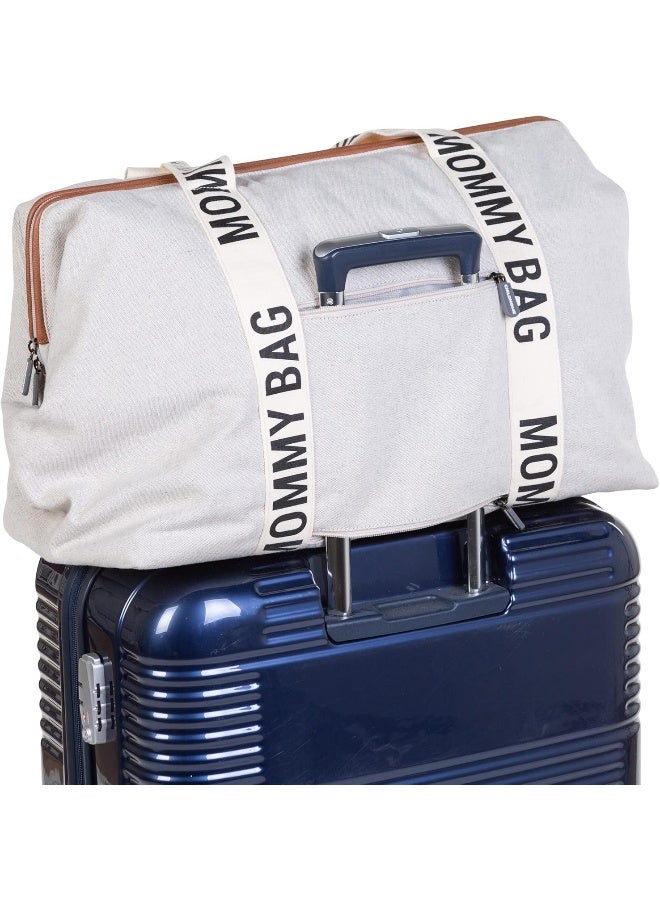 Childhome Mommy Bag Signature Canvas Off-White - Image 3