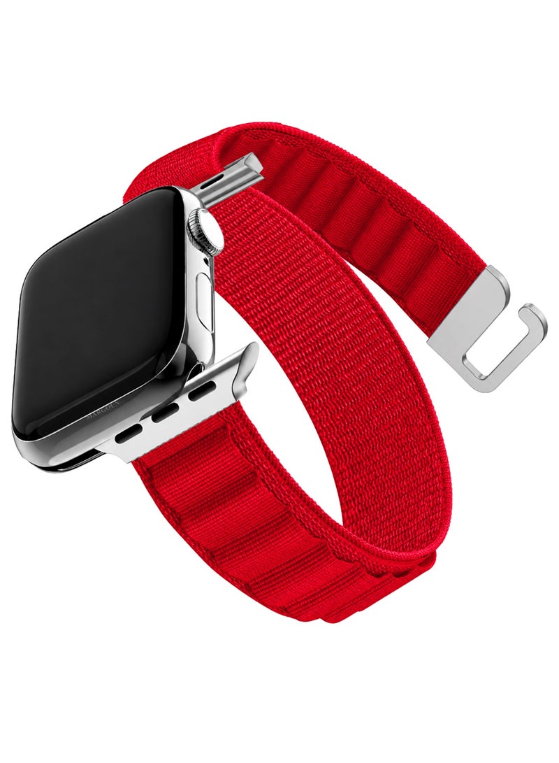 Alpine Loop Band For Apple Watch Band 38mm/40mm/41mm Nylon Woven Sport Strap Compatible with iWatch Series 7/SE/6/5/4/3/2/1 Adjustable Strap - Image 2
