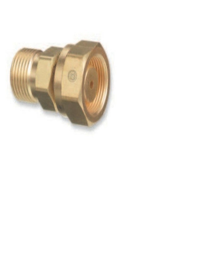 Western Enterprises 319 Brass Cylinder Adaptors,CGA520 "B" Tank Acetylene to CGA300 Commercial Acetylene