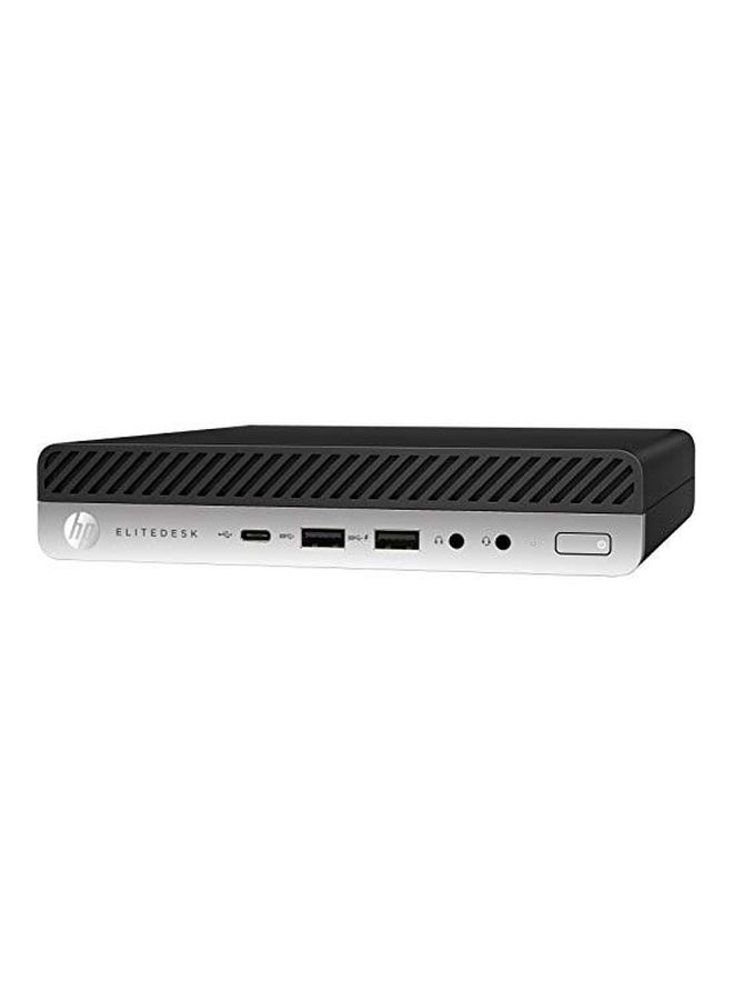 HP كمبيوتر 800G3 صغير بمعالج كور I7 وذاكرة رام سعة 8 جيجابايت وفلاش درايف سعة 256 جيجابايت وبطاقة رسومات إنتل 630 عالية الوضوح أسود - Image 4