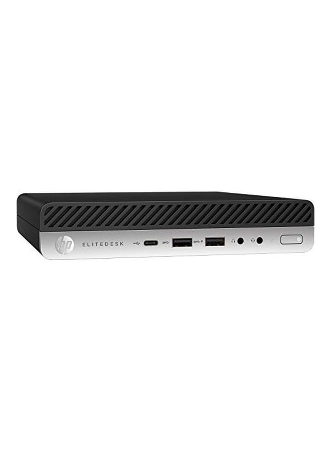 HP كمبيوتر 800G3 صغير بمعالج كور I7 وذاكرة رام سعة 8 جيجابايت وفلاش درايف سعة 256 جيجابايت وبطاقة رسومات إنتل 630 عالية الوضوح أسود - Image 2