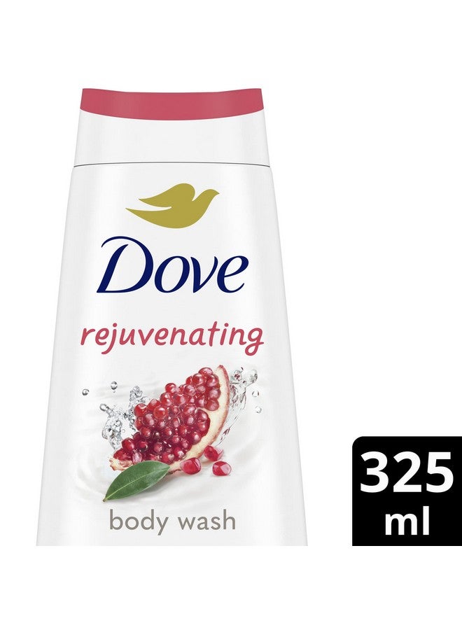 دوف غسول الجسم المجدد من دوف لبشرة متجددة وصحية المظهر، منظف لطيف للجسم بالرمان والكركديه يغذي البشرة وينعشها 325 مل - Image 2