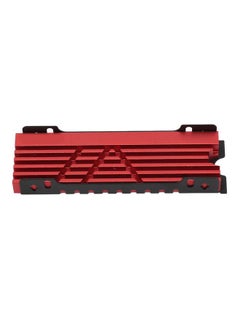 Thoraya M.2 NVME 2280 SSD Heatsink Support Single Double Sided Cooling SSD Heatsink with Thermal Silicone Pads for PC for PS5 for PS5 Slim Red  - Image 5