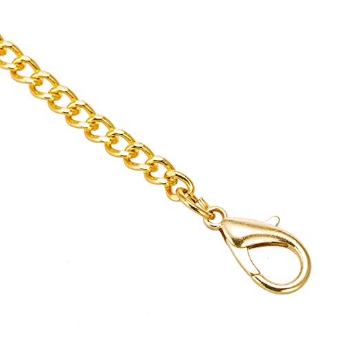 ManChDa Mens Pocket Watch Albert Vest Chain with T Bar & Lobster Clasps Watch Chain Link - Image 3