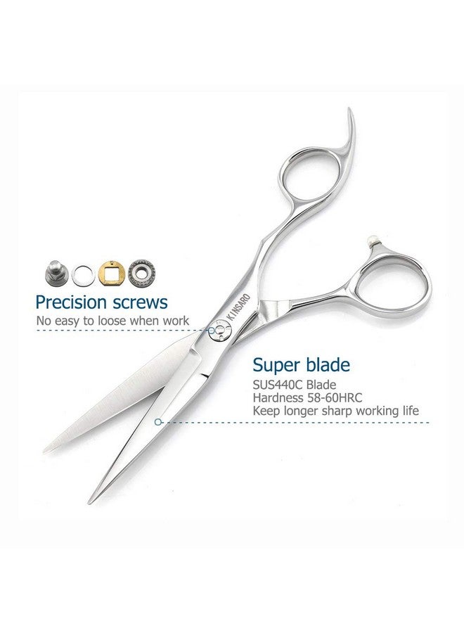 KINSARO Barber Scissors 6" Hair Scissors Hair Shears Professional Haircut Scissors Hairdresser Scissors 440C KINSARO - Image 3
