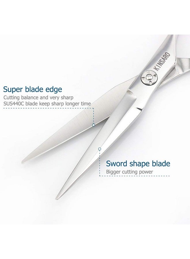KINSARO Barber Scissors 6" Hair Scissors Hair Shears Professional Haircut Scissors Hairdresser Scissors 440C KINSARO - Image 4