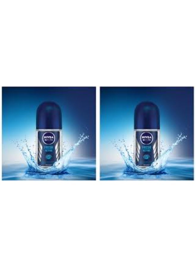 Nivea Men Dry Fresh Roll-On Deodorant 50ml - Image 4