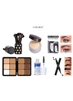 Handaiyan A Kit of 6 essential face makeup pieces for all skin types  - Image 1