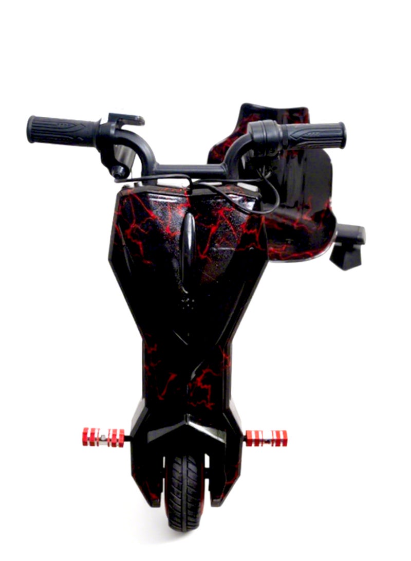 بيبي سكوتر درفت كهربائي صغير بقوة 36 فولت بقدرة عالية ودوران 360° للأطفال والكبار – هيكل قابل للتعديل مزود بتقنية البلوتوث ومعدات حماية، بثلاث سرعات، مزود بمحرك بدون فُرش بقدرة 250 واط، بسرعة تتراوح بين 8 إلى 15 كم/س، ويتحمل وزنًا يصل إلى 80 كجم، مناسب للأعمار من 6 سنوات فأكثر. - Image 2