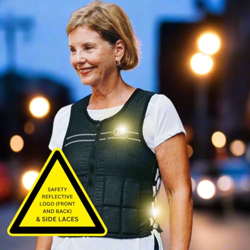 HYPERWEAR Hyper Vest FIT Weighted Vest for Women, (Large 10 lbs), Comfortable, Breathable, & Adjustable for Walking, Running, Strength Training & Bone Health - Image 3
