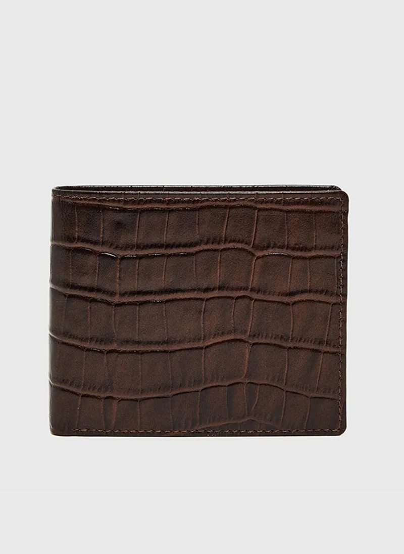 Hush Puppies Mens GWP-WALLET BR Textured Wallet, Brown