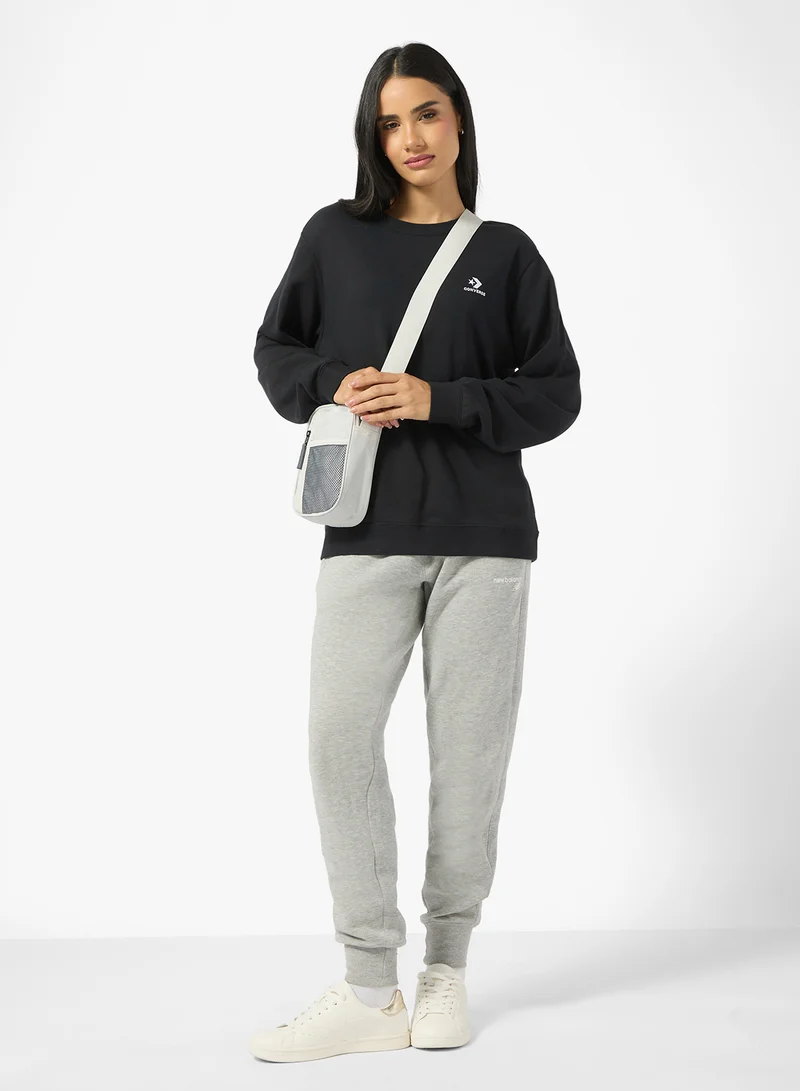CONVERSE Chevron Embroidered Sweatshirt