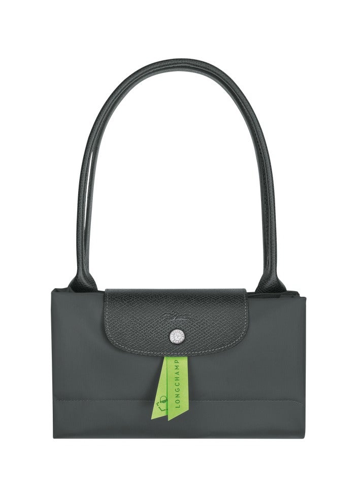 لونج شامب حقيبة مستحضرات تجميل كبيرة متعددة الاستخدامات وحقيبة يد وحقيبة كتف كبيرة من لونجشامب لو بلياج، رمادية جرافيتية كبيرة، صديقة للبيئة، أنيقة ومتعددة الاستخدامات - Image 5