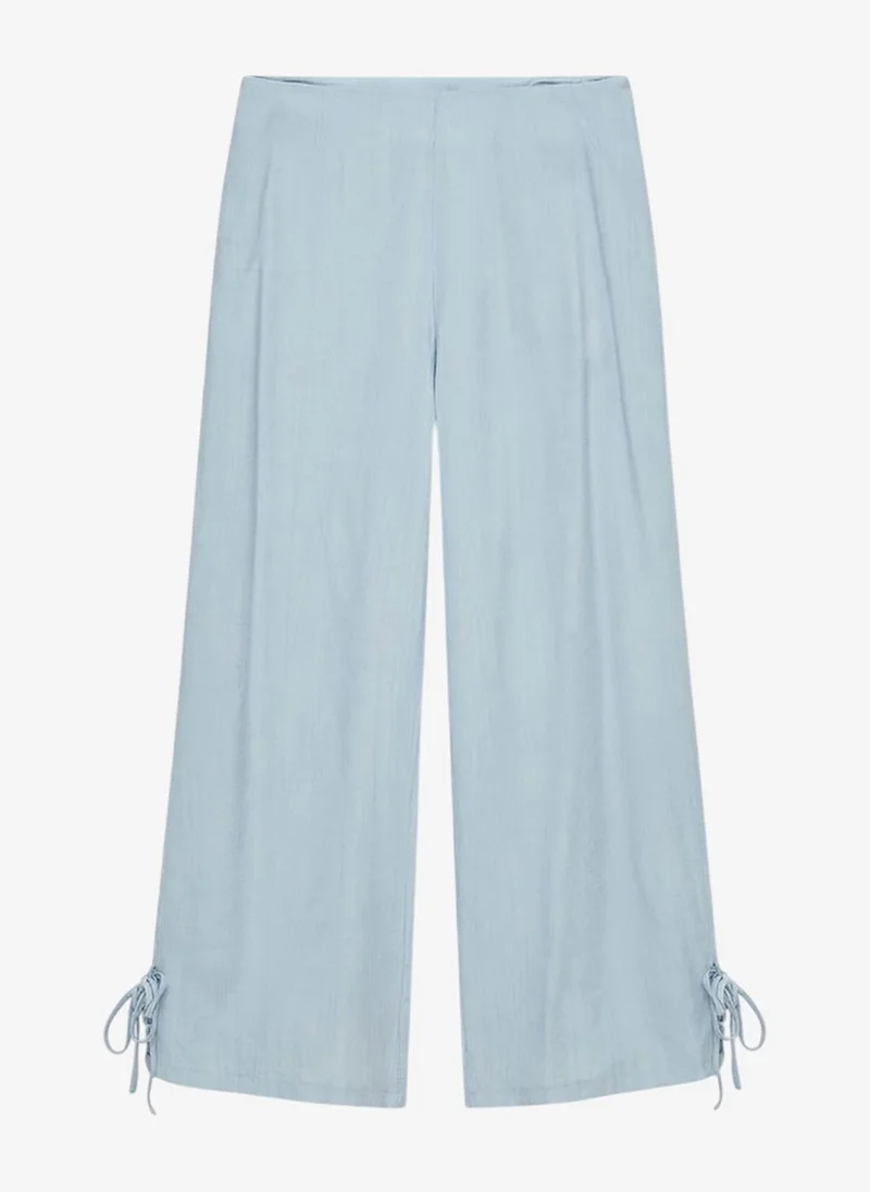 فيرو مودا Women's VMANNA High-Waist Straight Tie Trouser Woven