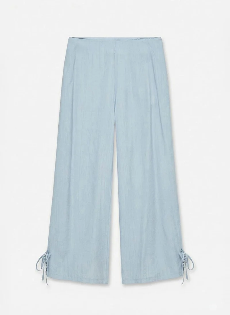 فيرو مودا Women's VMANNA High-Waist Straight Tie Trouser Woven