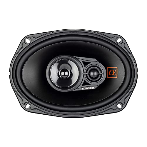 Alphasonik 1 Pair of NS693 Neuron Series 6x9 (420 Watts Max for The Pair) 210 Watts Max Per Speaker 3-Way Full-Range Car Audio Speaker with PEI Dome Tweeter Polypropylene Cone Grilles Included - Image 4
