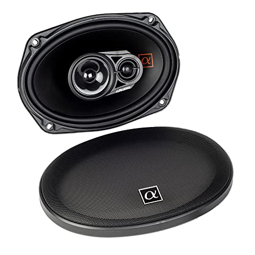 Alphasonik 1 Pair of NS693 Neuron Series 6x9 (420 Watts Max for The Pair) 210 Watts Max Per Speaker 3-Way Full-Range Car Audio Speaker with PEI Dome Tweeter Polypropylene Cone Grilles Included - Image 2