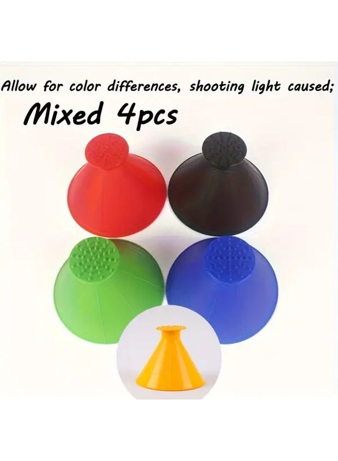 4Pcs Car Window Ice Scraper Funnel Set Durable Plastic Multi Color Options - Image 1