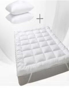 House One Package | Comfort Mattress Topper 8 cm and 2 Hotel Pillows  - Image 3