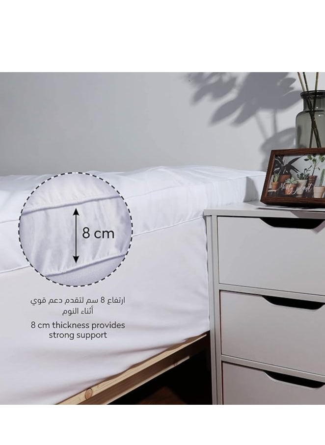 Package | Comfort Mattress Topper 8 cm and 2 Hotel Pillows - pzsku/ZE626A69B8A87A192C348Z/45/_/1722342345/3e33d125-9369-46c3-94df-c92f2e03cf37