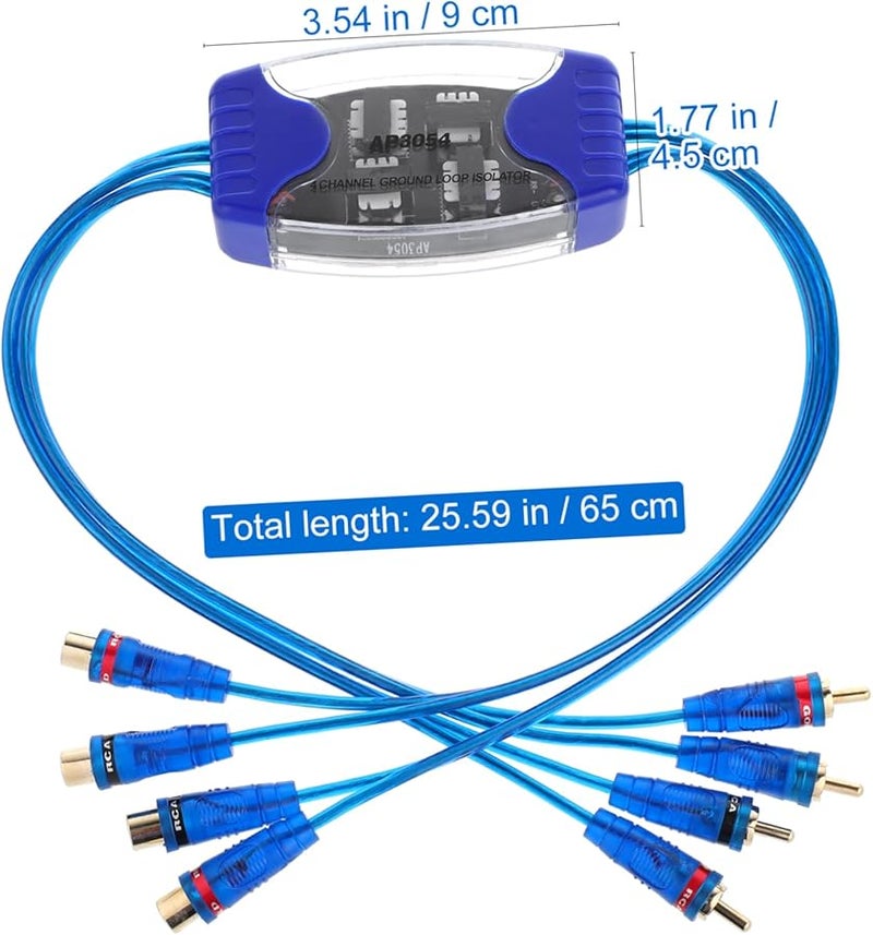 Tehaux 50W Ground Loop Isolator Audio Noise Filter Car Stereo Home Audio System - Image 3