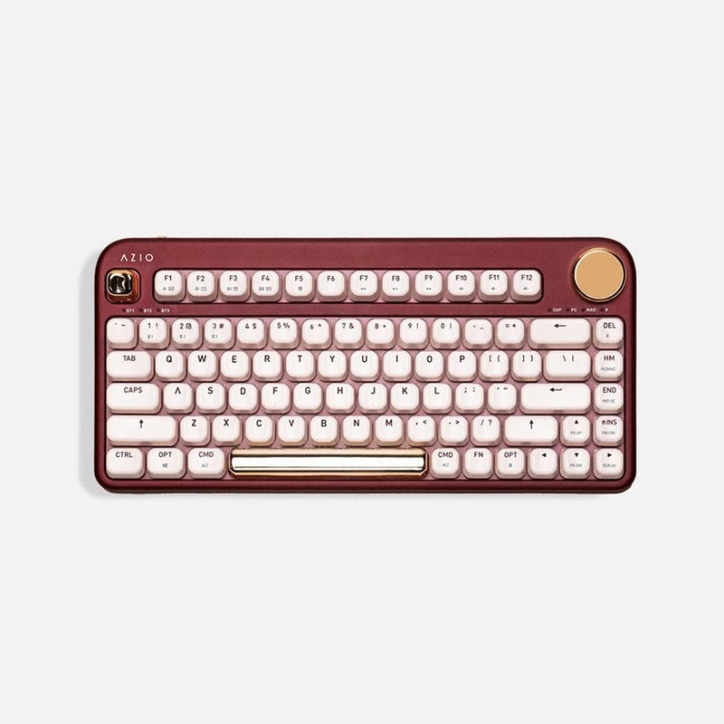 Azio IZO Wireless BT5USB PC Mac Mechanical Keyboard Baroque Rose - Image 2