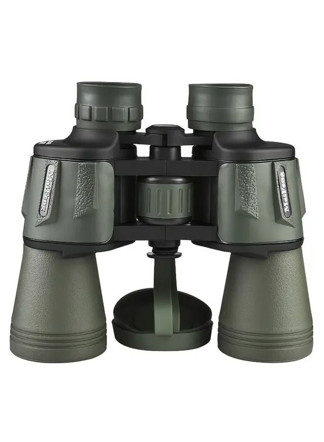 Green Vintage HD Long Distance Binoculars Adjustable Magnification Focus Dial Lightweight for Hunting Bird Watching Camping Travel - Image 4