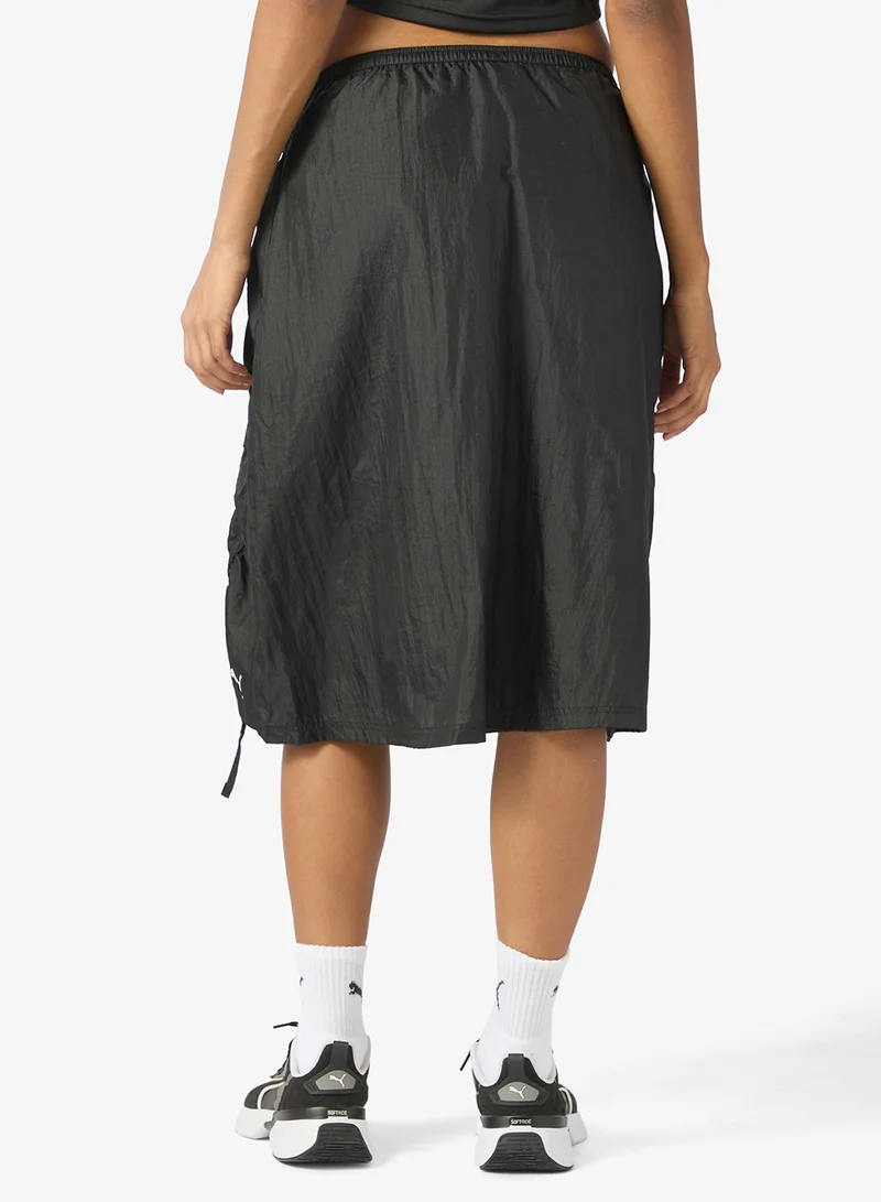 PUMA Dare To Woven Midi Skirt