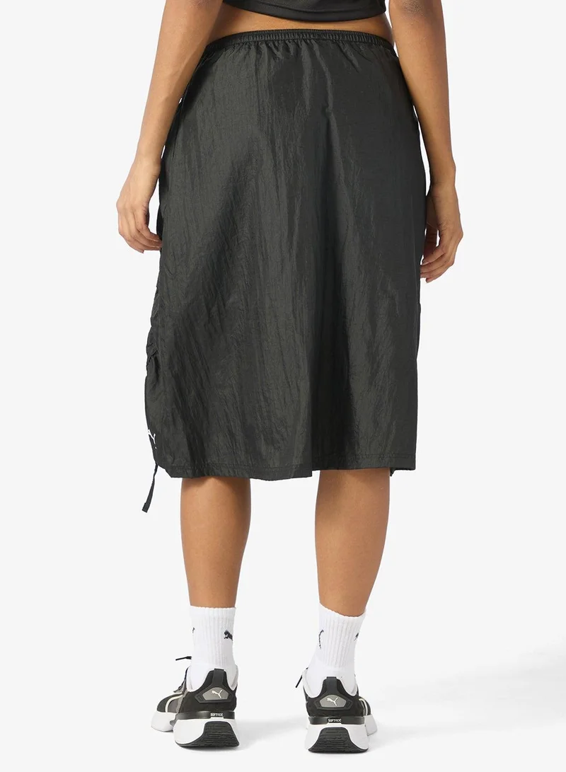 بوما تنورة ميدي منسوجة جريئة