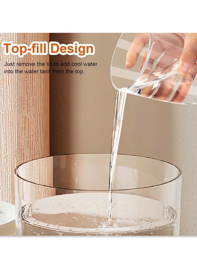 2L Air Humidifier with humidity display,Auto Shut-Off Humidifiers for Large Room, 3 adjustment modes Humidifier with Night Light Function, lasts 20hs