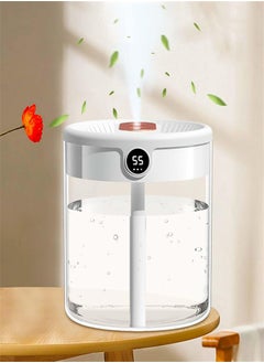 Generic 2L Air Humidifier with humidity display,Auto Shut-Off Humidifiers for Large Room, 3 adjustment modes Humidifier with Night Light Function, lasts 20hs  - Image 1