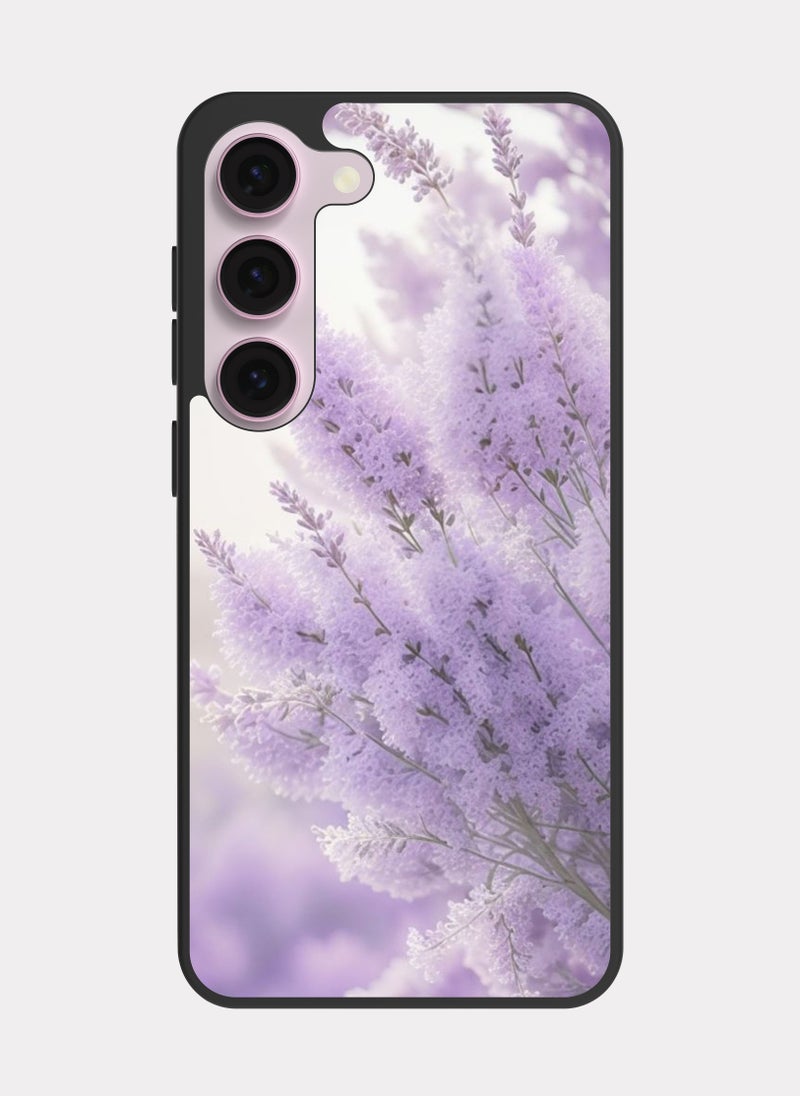PXLAAT Samsung Galaxy S23 case cover Lavender flowers - Image 1