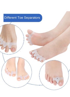 Gel Toe Separator, Gel Toe Stretchers for Overlapping Toes, Easy Wear in Shoes, Quickly Alleviating Pain After Yoga Activities, Can be used in Nail Art Salon Pedicure Manicure Tool - pzsku/ZE626E4883F3178BCA71FZ/45/_/1698654593/7633ca2b-3d1b-4f1d-899b-3abcc6c6915f