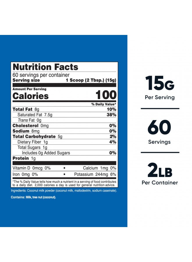 Nutricost Coconut Milk Powder 2LBS - Image 2