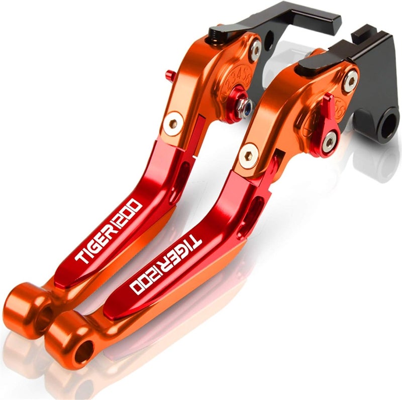 cheekyglo Fit for Triumph Tiger & Explorer 1200 2225 23 24 Motorcycle Adjustable Folding Extendable Brake Clutch Levers Accessories Durable (Color : 1)1 - Image 1